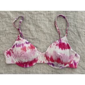 Victoria’s Secret PINK Tie-Dye Underwire Bikini Top – Size XL